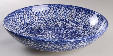 Sponge Blue 14" Pasta Serving Bowl
