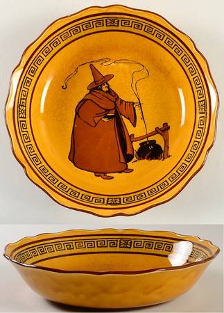 Witches 9" Round Vegetable Bowl