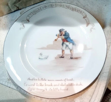 Nursery Rhymes A Salad Plate