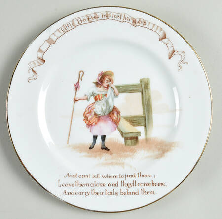 Nursery Rhymes A Salad Plate