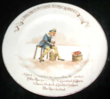 Nursery Rhymes A Salad Plate