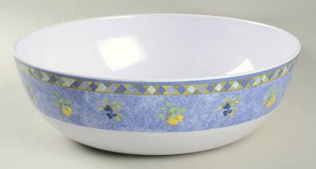 Carmina 11" Large Melamine Salad Serving Bowl