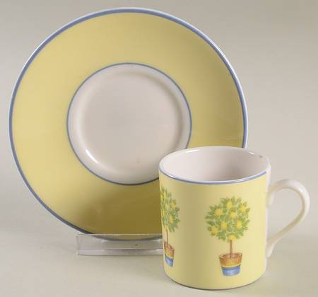 Carmina Flat Demitasse Cup & Saucer Set