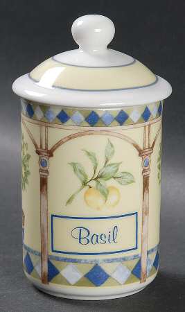 Carmina Basil Spice Jar & Lid