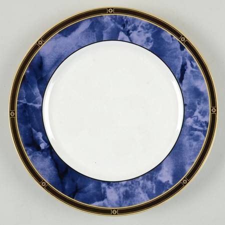 Blue Garland Salad Plate