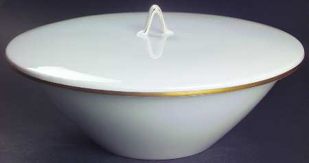 Classic Gold Round Covered Vegetable-Uses RV7 As Base