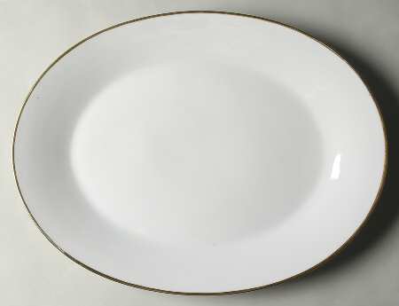 Classic Gold 17" Oval Serving Platter