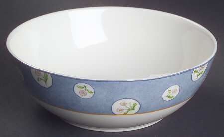 Denim Daisy Coupe Cereal Bowl