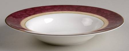 Rosewood Rim Soup Bowl