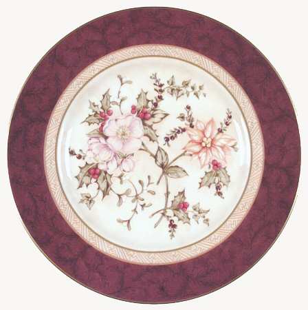 Rosewood Christmas Salad Plate