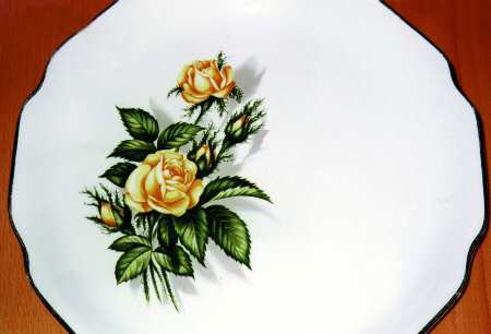 Moss Rose Dinner Plate