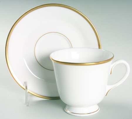 Capri  Footed Cup & Saucer Set