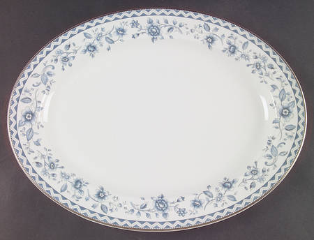 Josephine Platinum 16" Oval Serving Platter