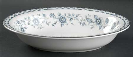 Josephine Platinum 10" Oval Vegetable Bowl