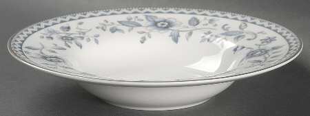 Josephine Platinum Rim Soup Bowl