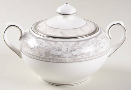 Naples Platinum Sugar Bowl & Lid