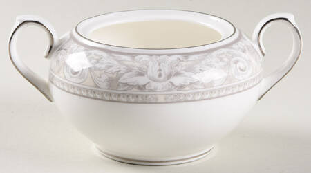 Naples Platinum Sugar Bowl No Lid