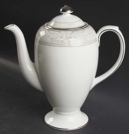 Naples Platinum Coffee Pot & Lid
