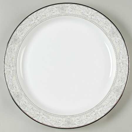 Naples Platinum 13" Chop Plate (Round Platter)