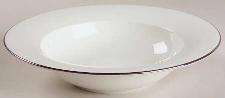 Fusion Platinum Rim Soup Bowl