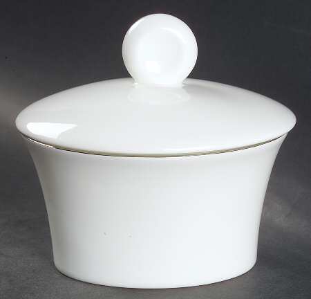 Fusion Platinum Sugar Bowl & Lid