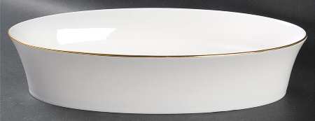 Fusion Gold 12" Oval Vegetable Bowl