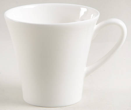 Fusion White Flat Cup by Royal Doulton