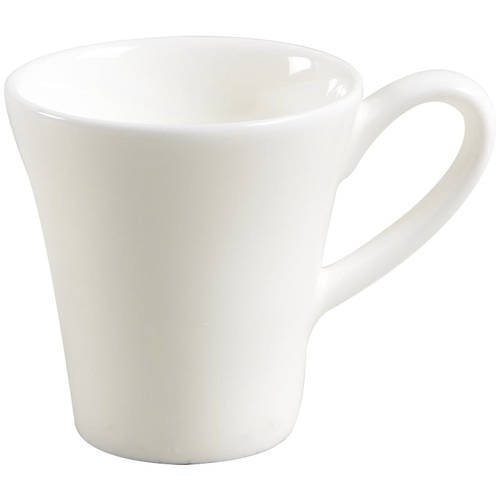 Fusion White Flat Demitasse Cup