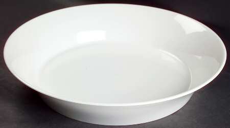 Fusion White 13" Pasta Serving Bowl