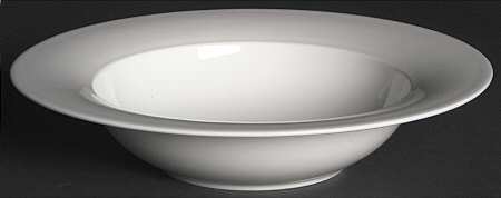 Fusion White Rim Soup Bowl