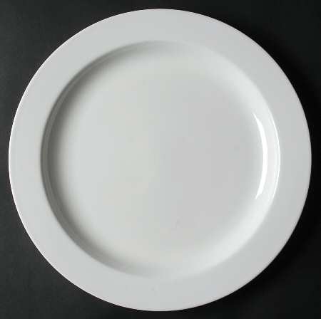 Fusion White Service Plate (Charger)