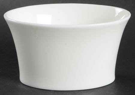 Fusion White Open Sugar Bowl