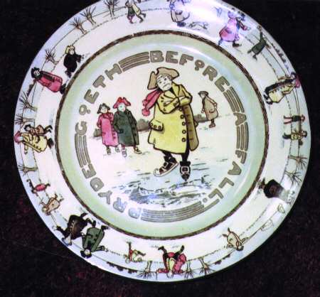 Skating Dinner Plate