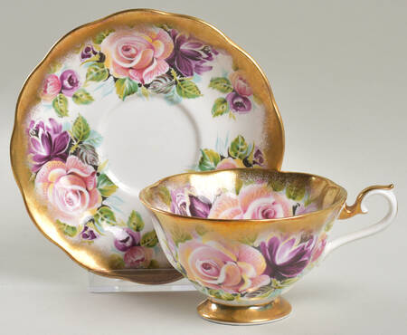 Summer Bounty Series Footed Cup & Saucer Set