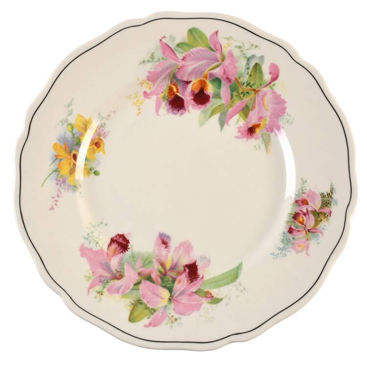 Orchid Luncheon Plate