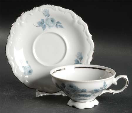 Summer Evening Footed Cup & Saucer Set