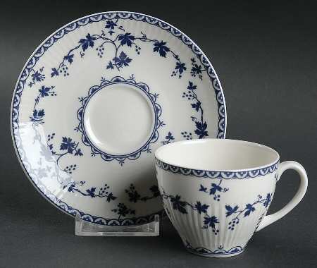 Yorktown Flat Demitasse Cup & Saucer Set