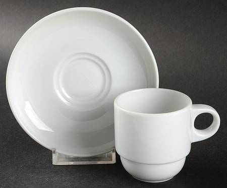 R745 Flat Demitasse Cup & Saucer Set