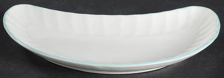 Warmstry Green Crescent Salad Plate