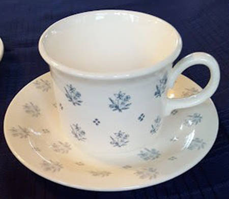 Keepsake Flat Cup & Saucer Set