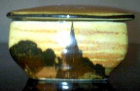 Rural Churches Square Box with Lid