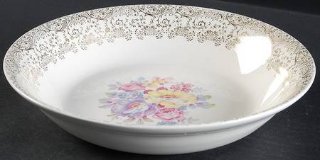 Royal Bouquet 9" Round Vegetable Bowl