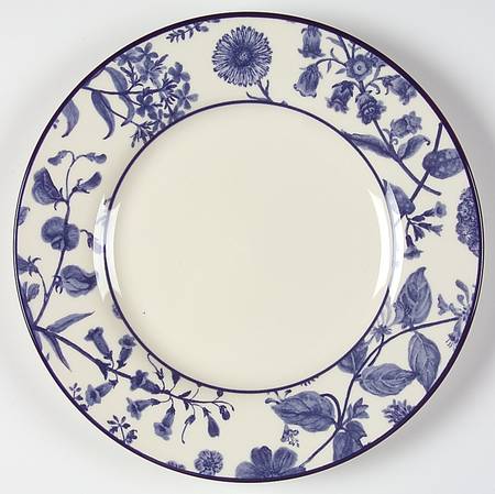 Hedgerow Blue (Earthenware, Wildflowers) Salad Plate