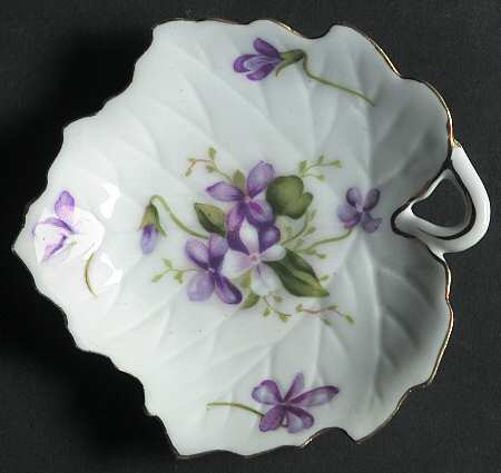Spring Violets 4" Ashtray