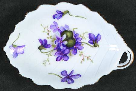 Spring Violets 4" Ashtray