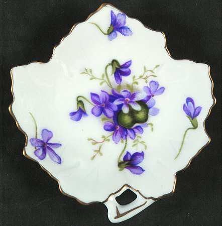 Spring Violets 4" Ashtray