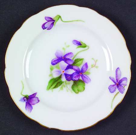 Spring Violets Butter Pat