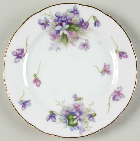 Spring Violets Bread & Butter Plate