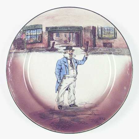 Dickens (Black Trim) by Royal Doulton
