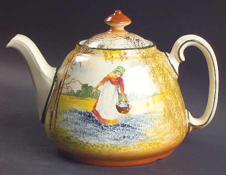 Bluebell Gatherers Teapot & Lid